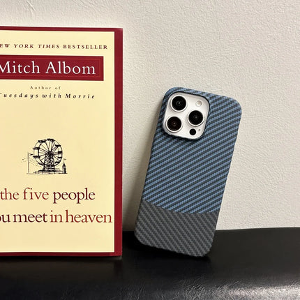 CarbonElite PC Armor Case for iPhone 17 Air/16/15/14 Plus/13/12 Pro Max/11 Slim Shockproof Cover