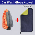 wash glove add towel