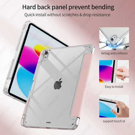 iPad Y-Stand Case for 10th/11th Gen 10.9 Air 11 M2 Air 10.9 Pro 11 M4 Mini 6/7 Stand Cover