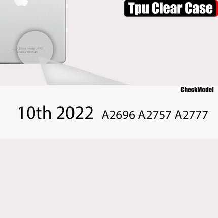 Clear iPad Case with Pencil Holder Pro 11 12.9 10.5 9.7 Mini 6 Air 5 4 TPU Cover