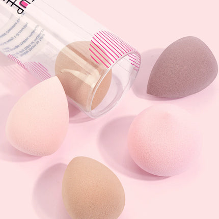 Velora Beauty 5pcs Makeup Sponge Blender Set Foundation Concealer Dry & Wet Cosmetic Puff