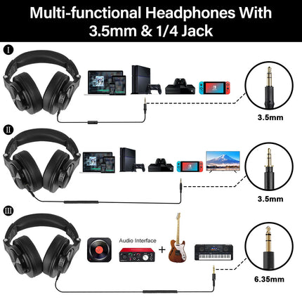 OneOdio A70 Fusion Bluetooth Over-Ear Studio Headphones
