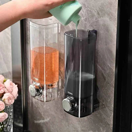 Wall Mounted Soap Dispenser No-Drill Bathroom & Kitchen Organizer