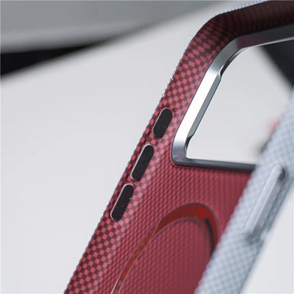 Matte Carbon Fiber MagSafe Case for iPhone 17/16 Pro Max Magnetic Protective Cover