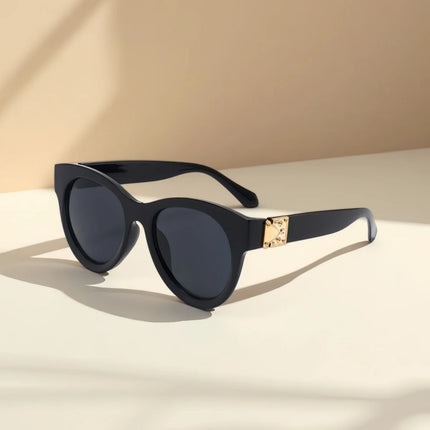 Embellished Cat-Eye Sunglasses with UV Protection
