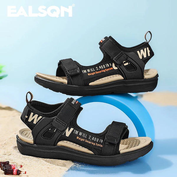 Introducing New Children's Beach Sandals: Non-slip, soft bottom, breathable shoes designed for boys and girls. Lightweight and perfect for kids' active days at the beach