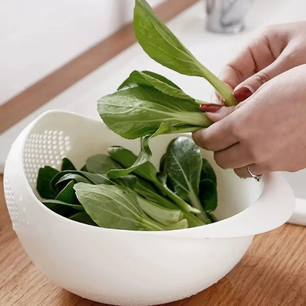Multifunction Rice Washing & Vegetable Drain Basket Strainer