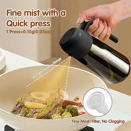 Oil Sprayer Bottle 470ml for Cooking & Air Fryer