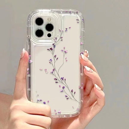 OKEYWOW Fruit clear iPhone case for 17–11 Pro Max XR XS SE, soft TPU shockproof cover with colorful fruit design