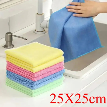 UltraWeave Kitchen Cloth Set 5/10/20pcs Microfiber Absorbent Cleaning Towel Light Gray