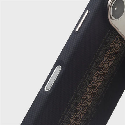 Cloud Relief Carbon Fiber MagSafe Case for iPhone 17 Pro / Pro Max Magnetic Hard Cover