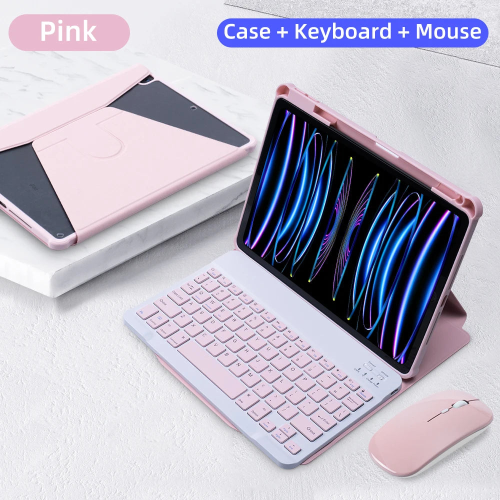 iPad Keyboard Case for iPad 10th Generation, Case for iPad 10.2 (9th, 8th, 7th), Air 3, 10.5, Pro, Air (4, 5), 10.9: Compatible with Models from 2018 to 2022, Pro 11 Cover.