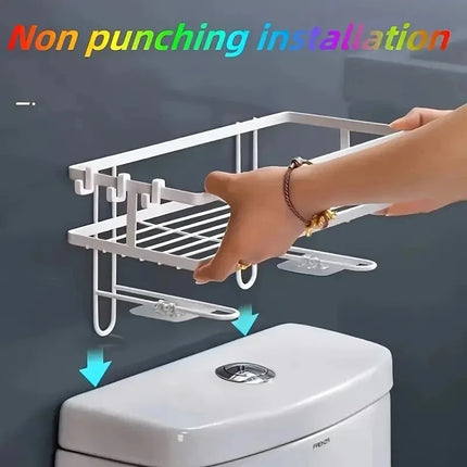 SpaceLift Over Toilet Storage Rack Bathroom Organizer Shelf Space Saving Unit