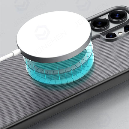 FrostLite Magnetic Armor Case for Samsung Galaxy S26/S25/S24 Ultra Translucent Shockproof Cover
