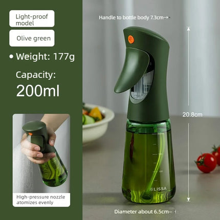 OilSpray Glass Oil Sprayer Bottle for Kitchen Cooking & Storage