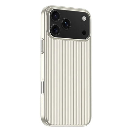 Stripe3D MagSafe Case for iPhone 17 Pro/16 Pro Max/15/14 Metallic Anti Stain PC Wireless Cover