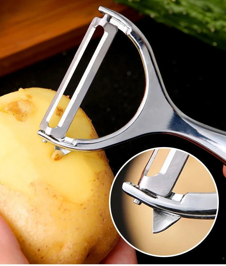 Stainless Steel Vegetable Peeler Potato Peeler Multifunctional Carrot Grater Fruit Tools Kitchen Accessories Gourmet Pelador Bar