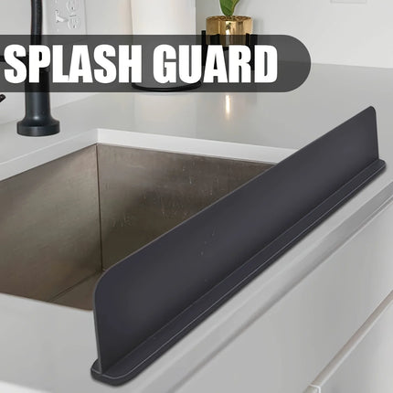 Silicone Sink Splash Guard Suction Cup Water Barrier Kitchen Dishwashing Protector