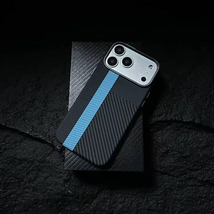 CarbonEdge MagSafe Armor Case for iPhone 17/17 Pro Max/16 Pro/15/14/13 Ultra Thin Alloy Lens Wireless Cover