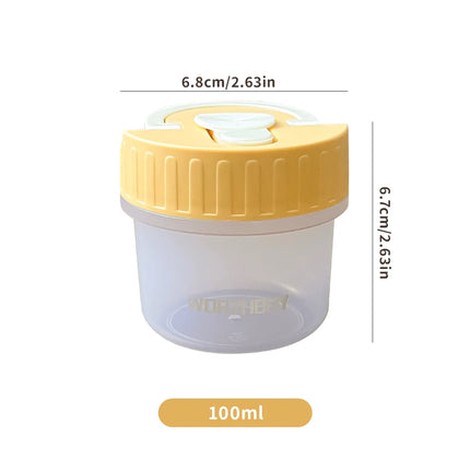 FreshNest Mini Round Food Storage Container with Lid