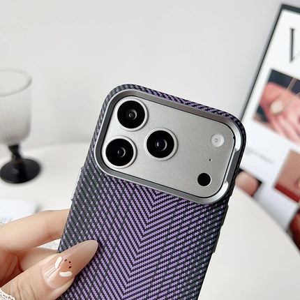 StealthForge Carbon Armor Case for iPhone 17/16/15 Pro Max Ultra-Thin Alloy Lens Cover