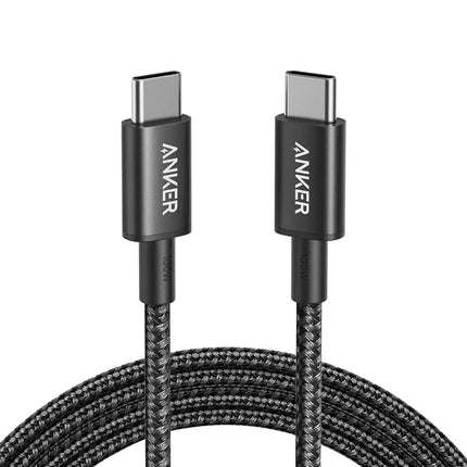 Anker 100W USB-C to USB-C Cable 6ft Nylon Fast Charging MacBook iPhone 17–15