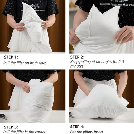 OKEYWOW soft fluffy throw pillow insert cushion pad in 30x50cm, 45x45cm, or 50x50cm for decorative pillows.