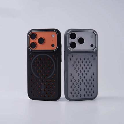 AeroMesh Cooling MagSafe Case for iPhone 17/16 Pro Max Frosted Anti-Fall Cover
