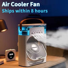 CoolGlow 3 in 1 Mini Air Cooler Fan with Humidifier & LED Night Light
