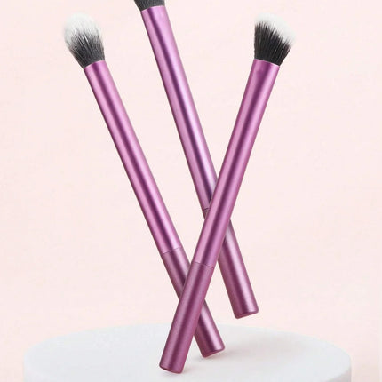 GlowEssence 3-Piece Makeup Brush Set with Gift Box