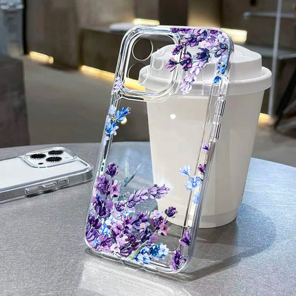 FloraBloom Clear Case for Samsung Galaxy S26/S25 Ultra/S24 FE/A56/A55 Shockproof Cover