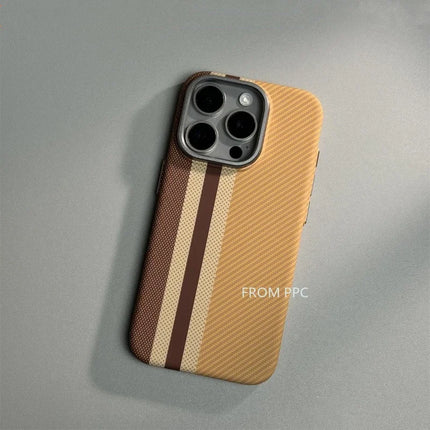 OKEYWOW iPhone 16/15/14 Pro Max carbon fiber MagSafe case with magnetic design, wireless charging compatibility, and camera ring armor.