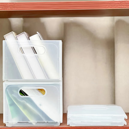 FoldEase Foldable Storage Basket with Handle