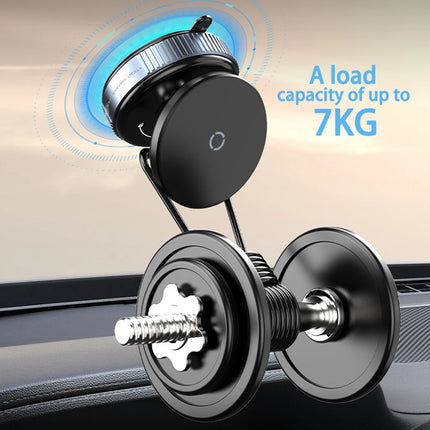 AutoGrip MagVac Car Phone Holder 360° Magnetic Suction Cup Mount Stand