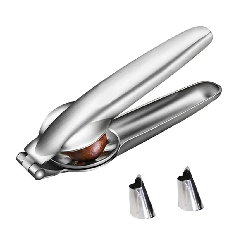 High - Quality Stainless Steel Two - in - One Chestnut Machine Kitchen Tool with Dry Bottle Opener Sheath and Cutter Function
