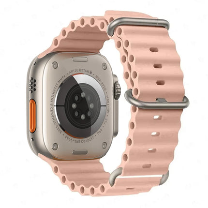 OceanFlex Silicone Sport Band for Apple Watch Ultra 2/Ultra/Series 10/9/8/7/6/SE 38mm–49mm