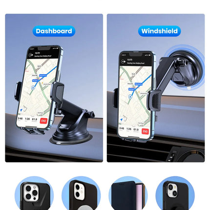 TOPK Gravity Car Phone Holder Dashboard Windshield Air Vent Mount Universal Stand