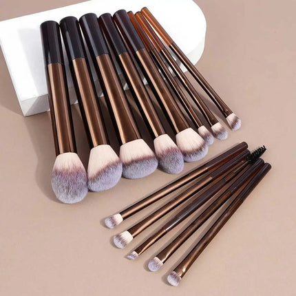 ProBlend 13-Piece Makeup Brush Set for Face & Eyes