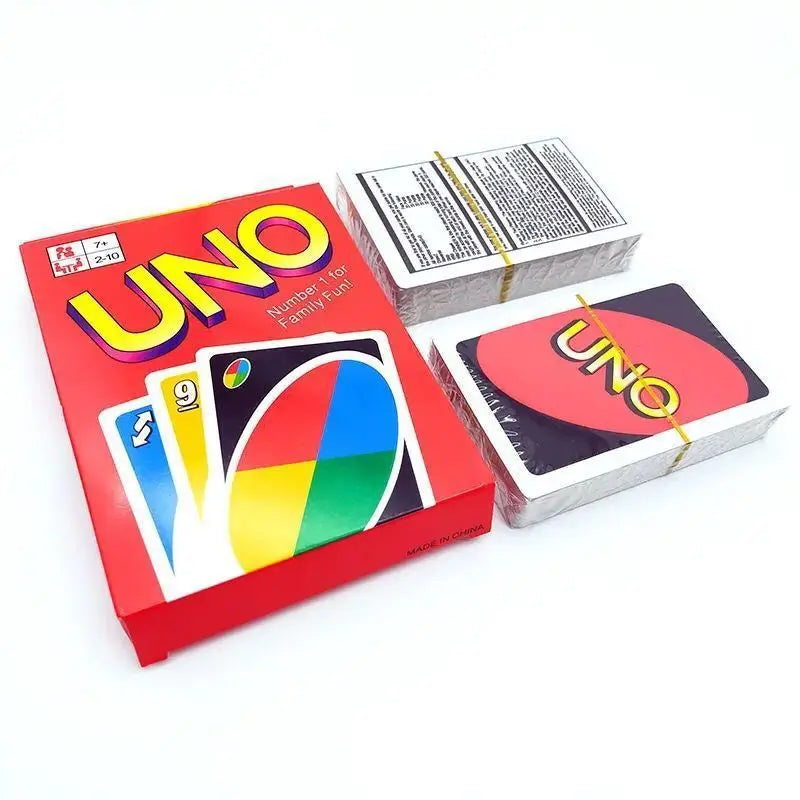 New Classic UNO Cards Chinese and English Cards Family Fun Entertainment Board Game Board Game Family Party Poker Game Toy