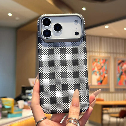 OKEYWOW iPhone carbon fiber matte case showing a slim, shockproof design for iPhone 12 Pro Max and other models