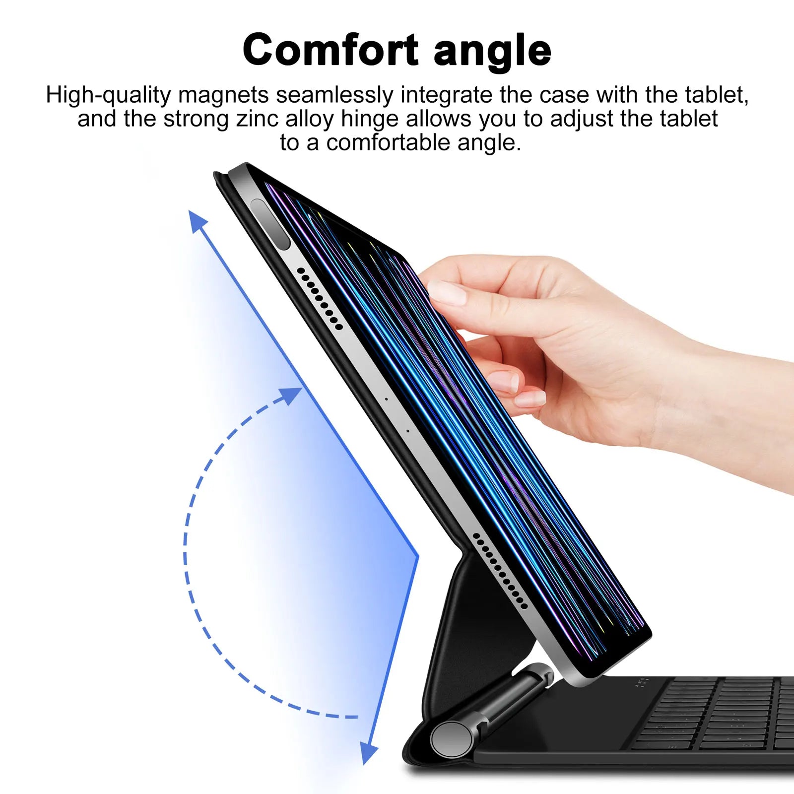 Backlight Magic Keyboard for iPad Pro 11 (2022) and 10th Generation, Keyboard Folio for Enhanced Typing Experience.