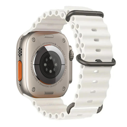 OceanFlex Silicone Sport Band for Apple Watch Ultra 2/Ultra/Series 10/9/8/7/6/SE 38mm–49mm