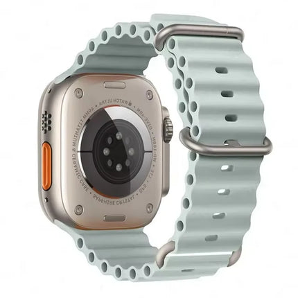 TideFlex Silicone Band for Apple Watch Ultra 2/Series 10/9/8/7/6/SE 49mm–40mm Sport Strap