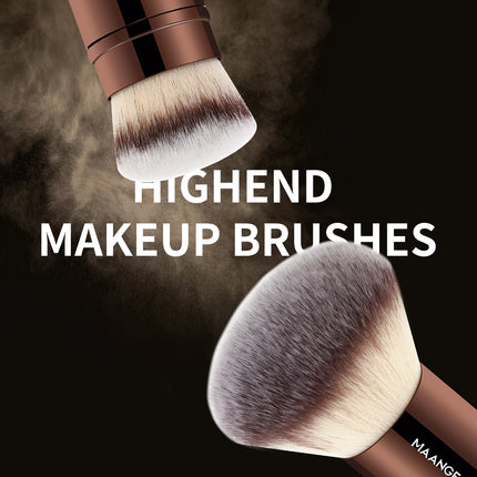 Velora Beauty Dual Head Makeup Brush Foundation Powder Concealer Blush Bronzer Soft Fiber Tool