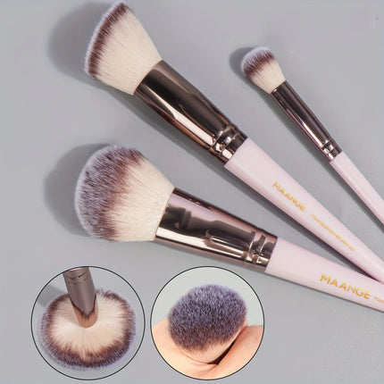 Velora Beauty 30pcs Makeup Brush Set Foundation Concealer Eyeshadow Powder Blush Blending Brushes Bag Set