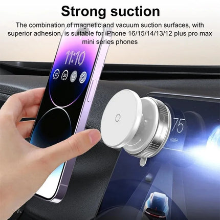 AutoGrip MagVac Car Phone Holder 360° Magnetic Suction Cup Mount Stand