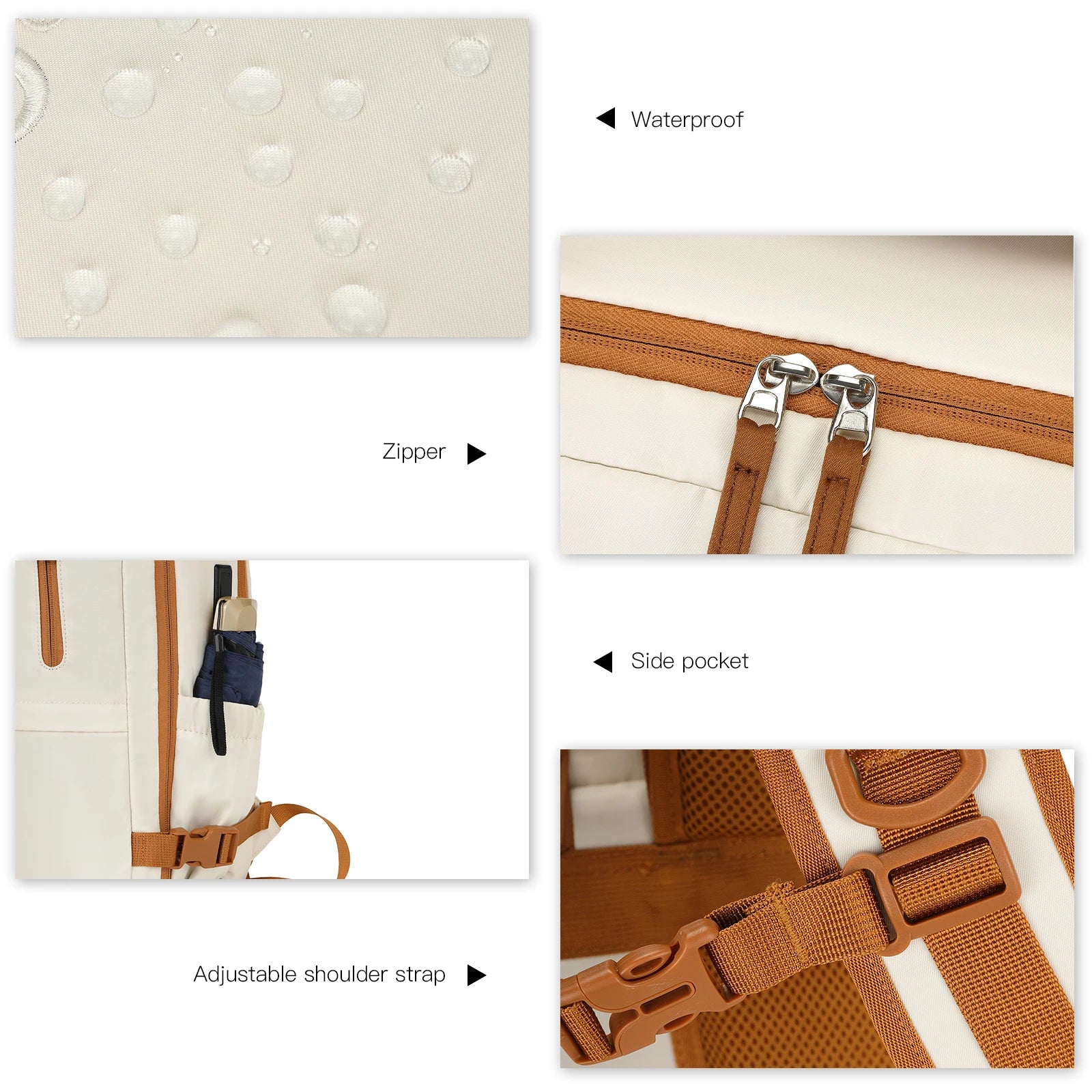 2-in-1 Travel Backpack with USB Port & Detachable Waist Bag - Laptop Rucksack for Men/Women, School & Weekender Daypack