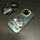 Okeywow iPhone sneaker-shaped shockproof TPU case for iPhone 12 to 16, featuring a stylish sneaker design and protective material.