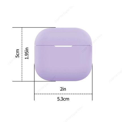 Durable OKEYWOW AirPods 4 silicone case protective cover for 4th generation wireless earbuds, featuring a sleek, flexible design.