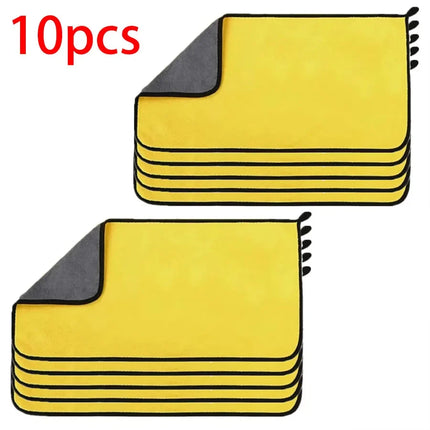 UltraDry Microfiber Car Towels 1/2/3/6/10PCS 30x60cm Soft Quick Dry Cleaning Cloth for Windows Mirrors Auto Care